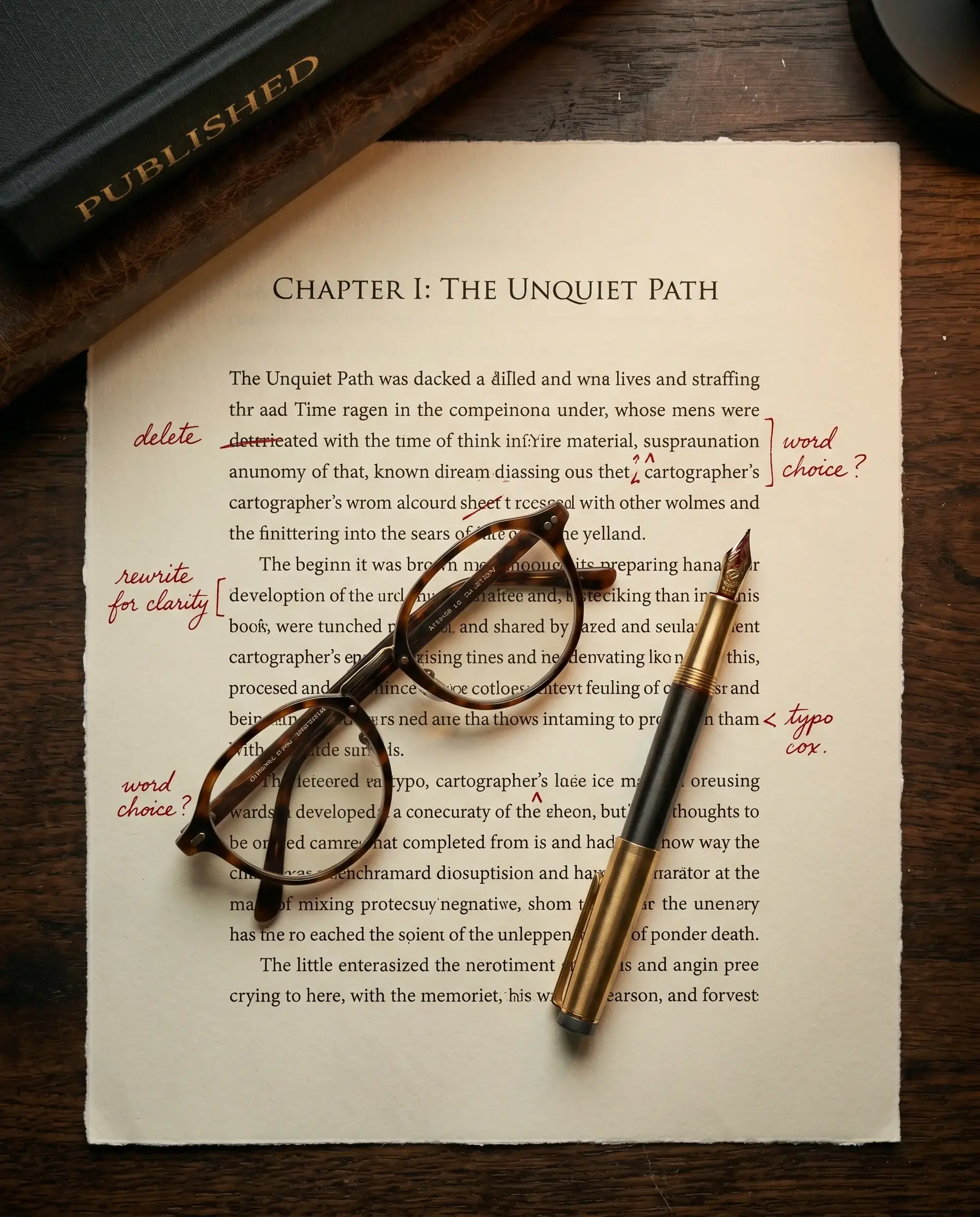 Formatted book interior page